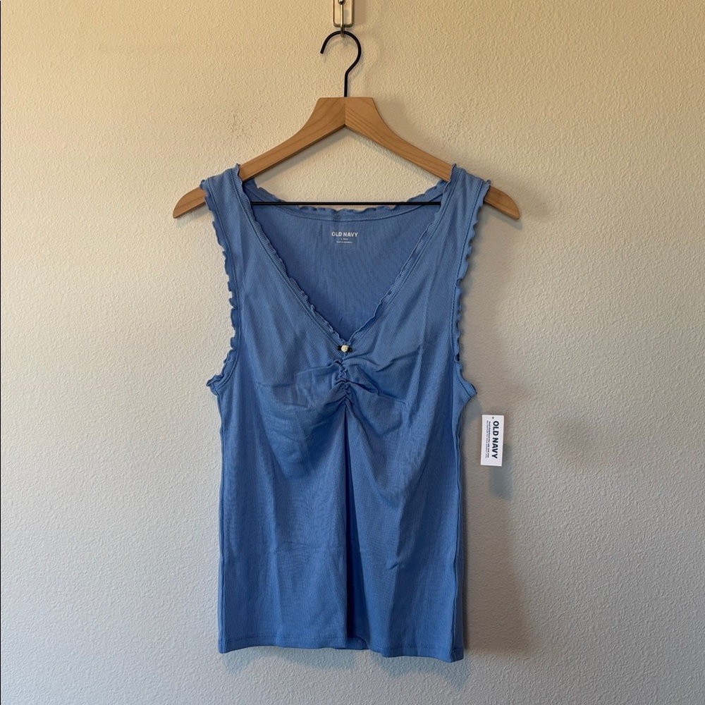Cinched Rib-Knit Tank Top - Picture 8 of 12